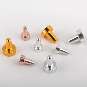 Pointed Aluminum Caps for Cosmetic Bottle Packaging